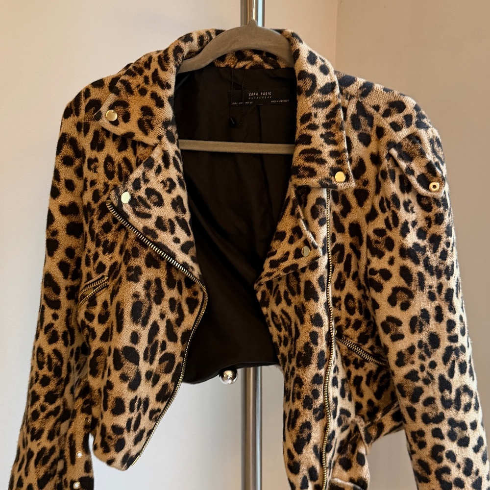 Cheetah print jacket